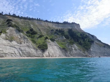 falaises, côte sud de Corfou
