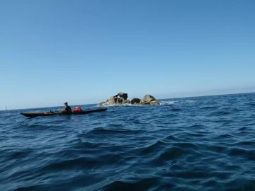 Propriano - Bonifacio, randonnée en kayak de mer
