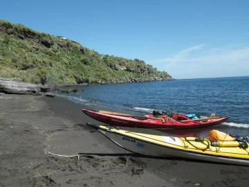 Plage, îles éoliennes
