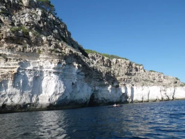 falaises, côte sud, Minorque