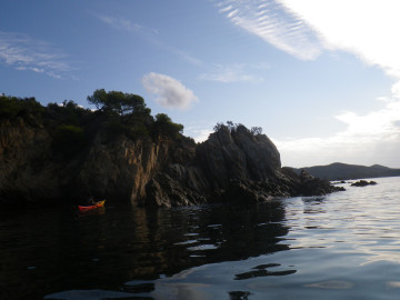 Itinérance kayak entre Sanary et bormes les mimosas