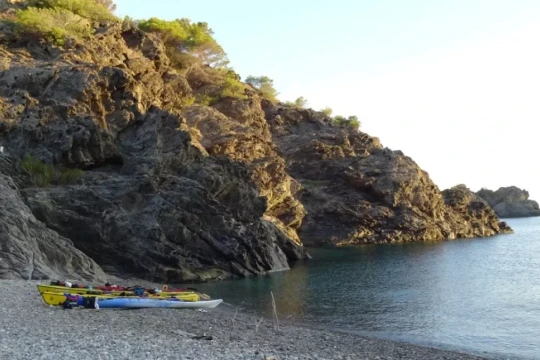 Plage, itinérance Argeles-Roses