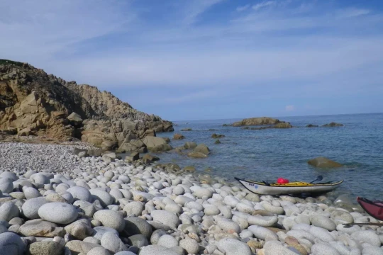 Sardaigne, galets-plage